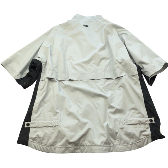 Adidas‎ ClimaShell Storm Golf Jacket Men XL Gray Short Sleeve Windbreaker 2003 - Picture 4 of 12